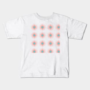 Starburst like pattern on transparent background Kids T-Shirt